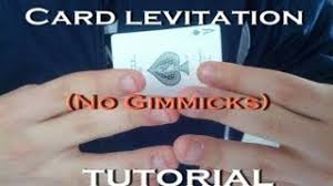 Simply use your index finger to lift the back card (the one closest to you) up. Easiest Card Levitation Tutorial No Gimmick How To Levitate Card Magic Tricks Revealed Youtube