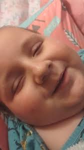 Someone does not want to go to bed... She's loving the movie Trolls, as  always. (Ignore my singing, I don't know many words to the song)