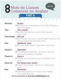 Eight Mots De Liaison Communs En Anglais Half Ii Www Succeedwithen Anglais Communs De En Ii Liaison Mots Part Wwwsucceedwithen Learn French