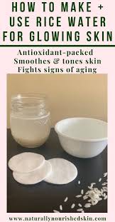Leave the mask on for around 20 minutes. How To Make And Use Rice Water For Glowing Skin Glowing Rice Skin Water Toner For Face Skin Care Recipes Natural Skin Care