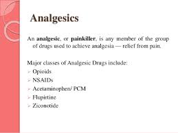 Narcotics And Non Narcotics Analgesics
