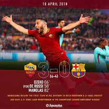 Reply to @arminf7 the greek god in rome! Squawka Football On Twitter On This Day In 2018 Roma Have Risen From Their Ruins Manolas The Greek God In Rome History Was Made