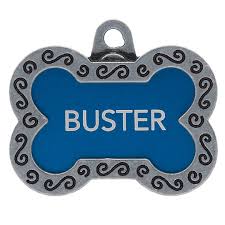 Attaches securely to your existing collar • eliminates snagging that occurs with traditional dog tags • laser engraving guaranteed for life • sleek, tough, and simple solution made from medical grade stainless steel • small pet id fits collars ½ to ¾ wide • med/large pet id. Tagworks Designer Collection Large Bone Personalized Pet Id Tag Dog Id Tags Petsmart