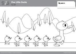 That will edit the tension for kids as they wait. Five Little Ducks Super Simple Songs
