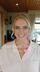 Bridesmaid Makeup Inspo 🩷 💄, Blue eyed beauty Catherine ✨  #bridesmaidmakeup #weddingmakeup #cavanmakeupartist #bridesmaid  #bridalmakeup