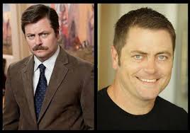 Fictional characters named ron seem to be the biggest supporters of the painter's brush. Ron Swanson With And Without His Mustache Imgur