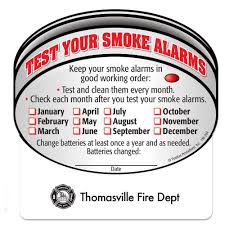 How does a smoke detector's test function work? Test Your Smoke Alarm Fire Safety Magnet Positive Promotions