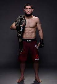 Khabib Nurmagomedov Of Russia Poses For A Portrait Backstage After Ufc Fighters Ufc Fighters Men Ufc
