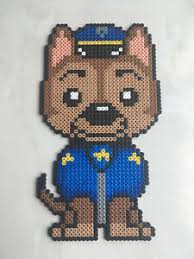 Prêts à tous les attraper?. Pixel Art Perles A Repasser Chase De La Pat Patrouille Ebay