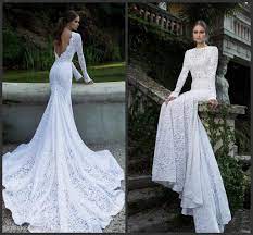Backless Lace Fishtail Wedding Dress Prom Dresses Long Lace Wedding Gowns Mermaid Wedding Dresses Lace
