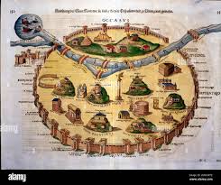 Map of the walled city of Ancient Rome and River Tiber, Italy Stock Photo -  Alamy