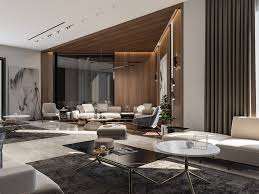 The whole idea stems from a striped style of black and white. Modern Living Room On Behance