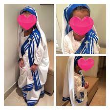 Diy Project Mother Teresa Costume Diary Of A Pmp Mom Disfraces De Santa Disfraces Costura