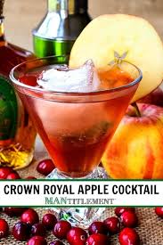 Apple is the cinnamon of 2015, showing up in all kinds of spirits but, particularly, whiskey. Crown Apple Cocktail Recipe Crown Royal Apple Whisky Drink Recipe