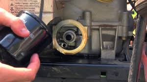 To change it the first 50 hours and then every 100 hrs. How To Riding Lawnmower Oil Change Youtube