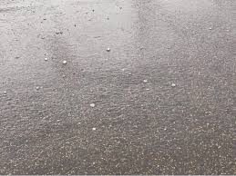 HUGE hail in Olive Branch, MS. Some...