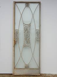 Porte D Entree Vitree Metallique Des Annees 1920 Claude Augustin Proantic Art Fer Art Deco Porte Entree Vitree