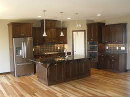 Also consider the color on next room so the colors will. Pin By Ldk Homes On Kitchens Hickory Flooring Walnut Kitchen Cabinets Kitchen Cabinet Color Schemes