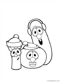 On the countertop, bob is alone while greeting the kids, but when he rack, shack and benny. Veggietales Coloring Pages Cartoons Veggie Tales Rack Shack And Benny Printable 2020 6860 Coloring4free Coloring4free Com