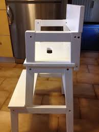 Child Seat Made From Two Ikea Step Stools Ikea Bekvam Step Stool Ikea Step Stool