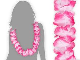 12stk Hawaii Ketten Hula Blumen Ketten Motto Party Jga Deko Auto Weiss Pink Hk08 Pink Auto Weiss Blumenkette