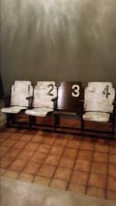 Repurpose Theater Seats Stadium Seats Vintage Baseball Room Youth Decor Seating