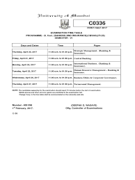 Timetable Bbi 2017 With college exams barely a few weeks.