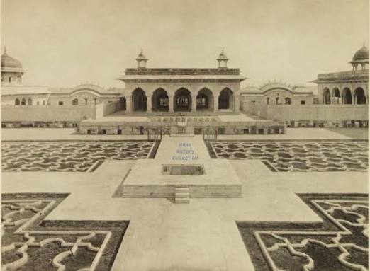 The Khas Mahal of the Agra Fort, Agra, India in 1875.