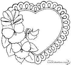 C'est l'amour qui naît tel un doux. Coloriage Pour La St Valentin Gallery