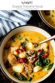 Whole30 Zuppa Toscana Soup Dairy Free Paleo Low Carb Option All The Healthy Things Recipe Toscana Soup Paleo Recipes Easy Dairy Free Recipes Easy