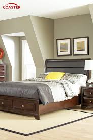 Cappuccino Platform Bed With Storage In 2020 Storage Bed Queen Furniture King Bedroom Sets