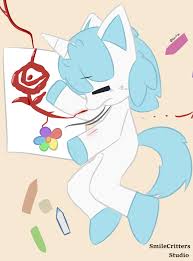 313869 - grimdark, artist:kardonti, craftycorn (smiling critters), equine,  fictional species, mammal, pony, unicorn, semi-anthro, poppy playtime, smiling  critters, bleeding, blood, self harm scars, solo, tears - Furbooru