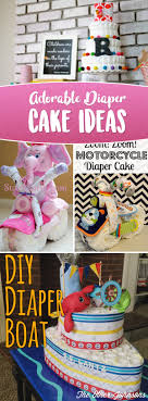 This is such a creative baby gift idea and so awesome! 18 Adorable Diaper Cake Ideas To Make A Baby Shower More Special