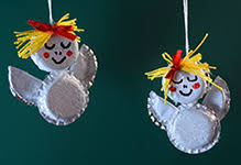 Engel Aus Kronkorken Basteln Basteln Mit Kronkorken Basteln Engel Basteln