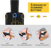 0012 2D Back Clip Barcode Scanner for Smartphone