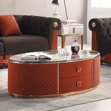 Very modern silver shade, is combined with a square black. F0441b Post Modern Luxury Leather Coffee Table Modern Design Mdf Covered With Crocodile Leather New Center Table Buy Living Room Furniture Design Tea Table Modern Coffee Table Coffee Table With Wheels Italian Design Coffee