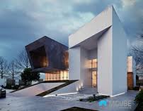 First woman to be included in a press delegation; Modern Villa Design Visualizing Uae On Behance