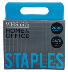Whsmith Home Office Staples 26 6 Pack Of 2000