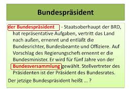 Der bundespräsident ist der oberste repräsentant deutschlands. Politisches System Der Brd Ppt Herunterladen