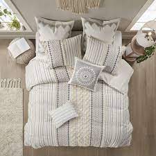 Ideal for lofts and transitional designs leaning to masculine styles. Amazon Com Ink Ivy Imani Cotton Comforter Mini Set Ivory Furniture Decor