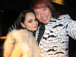Male model, dato kee hua chee. Izara Aishah Mother