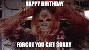 28 Awesome Star Wars Happy Birthday Meme Birthday Meme Star Wars Awesome Star Wars Characters Star Wars Chewbacca
