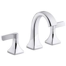 Shop kohler shower, sink, and bathtub faucets. Kohler Maxton 2 Handle Widespread Bathroom Sink Faucet Polished Chrome R22477 4d Cp Rona