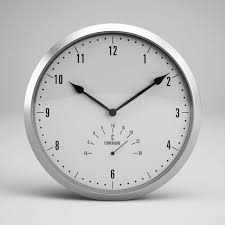 Cgaxis Wall Clock With Thermometer 30 Wall Clock Clock Oversized Wall Clock
