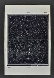 Details About 1961 Gall Inglis Star Map Southern Hemisphere Mag 5 Milky Way Sky Chart Cross