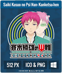 The disaster of psi kusuo saiki; Saiki Kusuo No Psi Nan Kanketsu Hen Anime Icon By Ballista48 On Deviantart