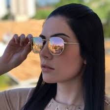 Óculos de Sol Elisa Rosa Espelhado