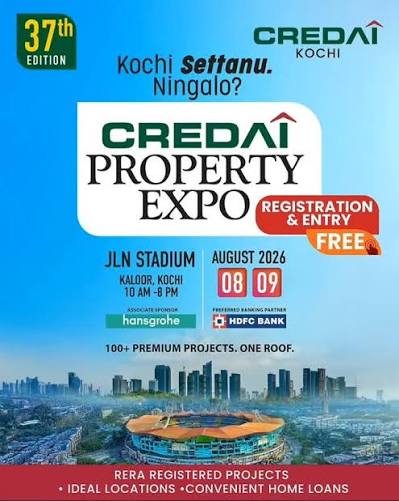 37th CREDAI Kochi Property Expo 2026 — J.N.I. Stadium Ground, Kaloor, Kochi, Kerala, India