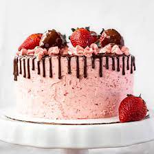 I recommend leaving the green parts on the strawberries for easier dipping into the chocolate. Chocolate Covered Strawberry Cake Recipe Sugar Spices Life