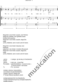 Lulajże jezuniu, lulaj, że lulaj a ty go matulu w płaczu utulaj. Sleep Baby Jesus Unknown Anonymus Sheet Music To Download